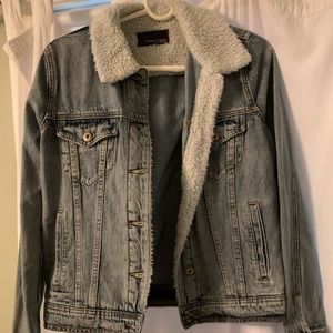 Articles Of Society Jackets & Coats - Jean jacket with Sherpa trim Articles Of Society Jackets & Coats - Jean jacket with Sherpa trim